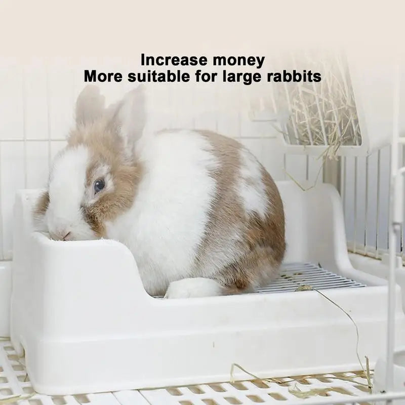 Rabbit Litter Box Urine Toilet For Cage Split Potty Trainer