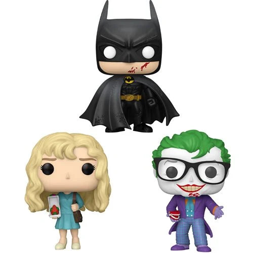 Batman 1989 35th Anniversary Funko Pop! Vinyl Figure Set of 3 Pops!