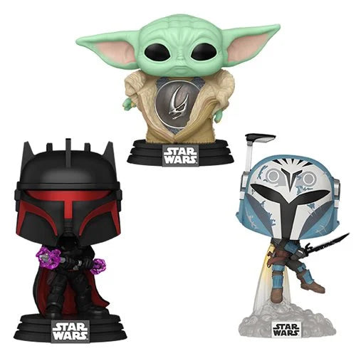 Funko Pop! Movies The Mandalorian: Bundle of 3 Pops!