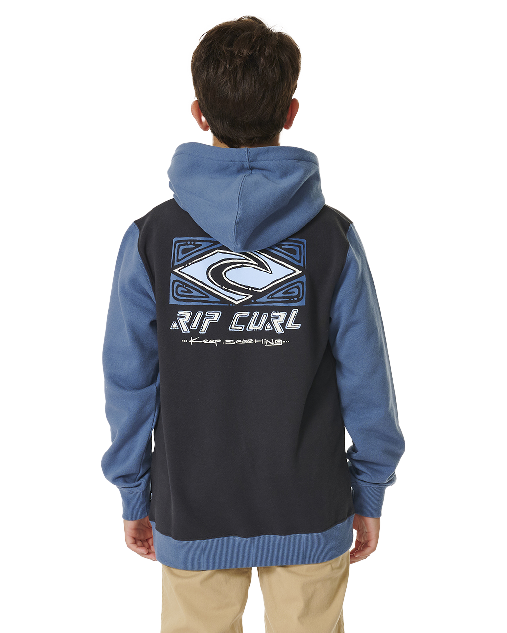 Boys Pure Surf Hoodie in Vintage Navy