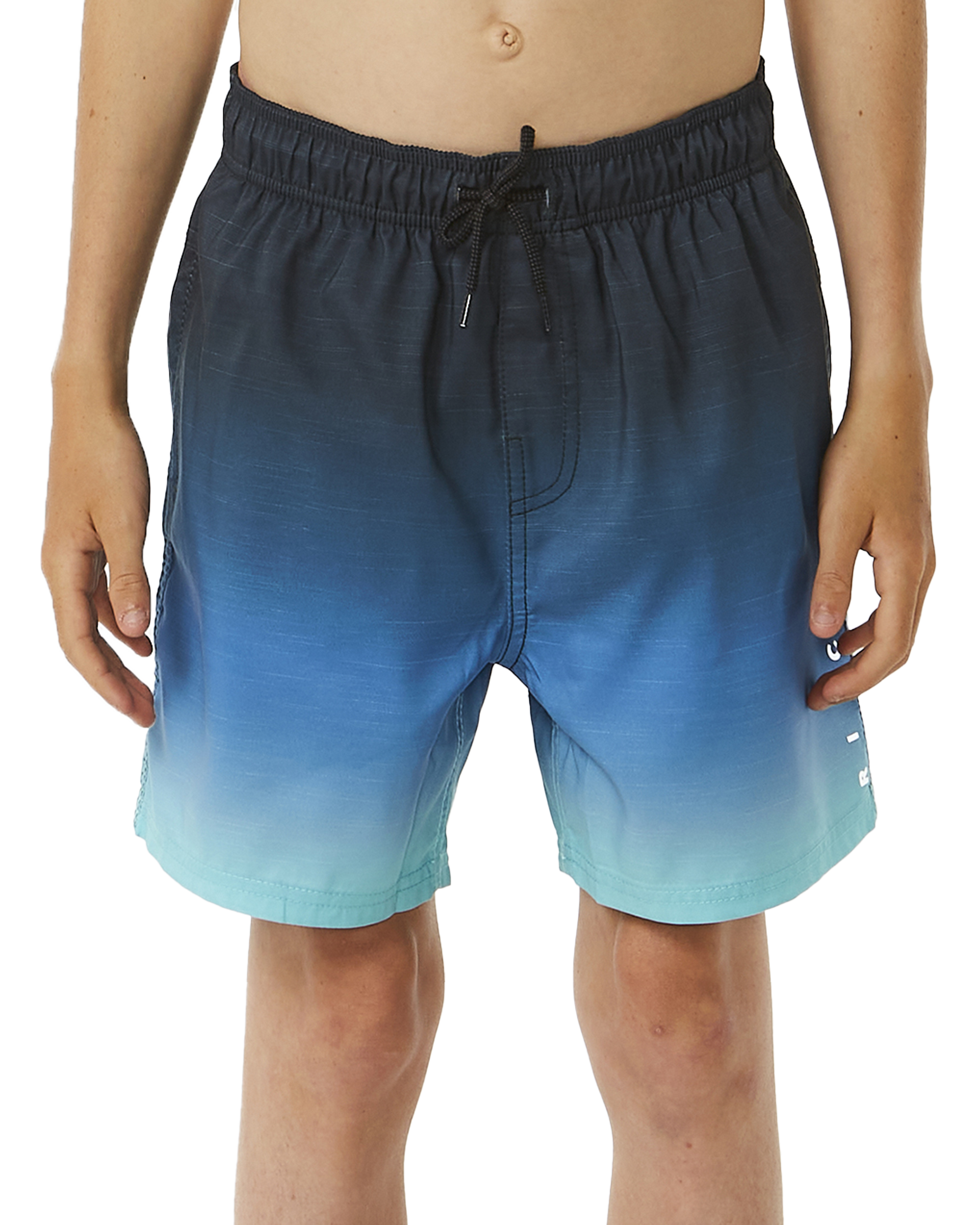 Boys Fade Volley Shorts in Vintage Navy