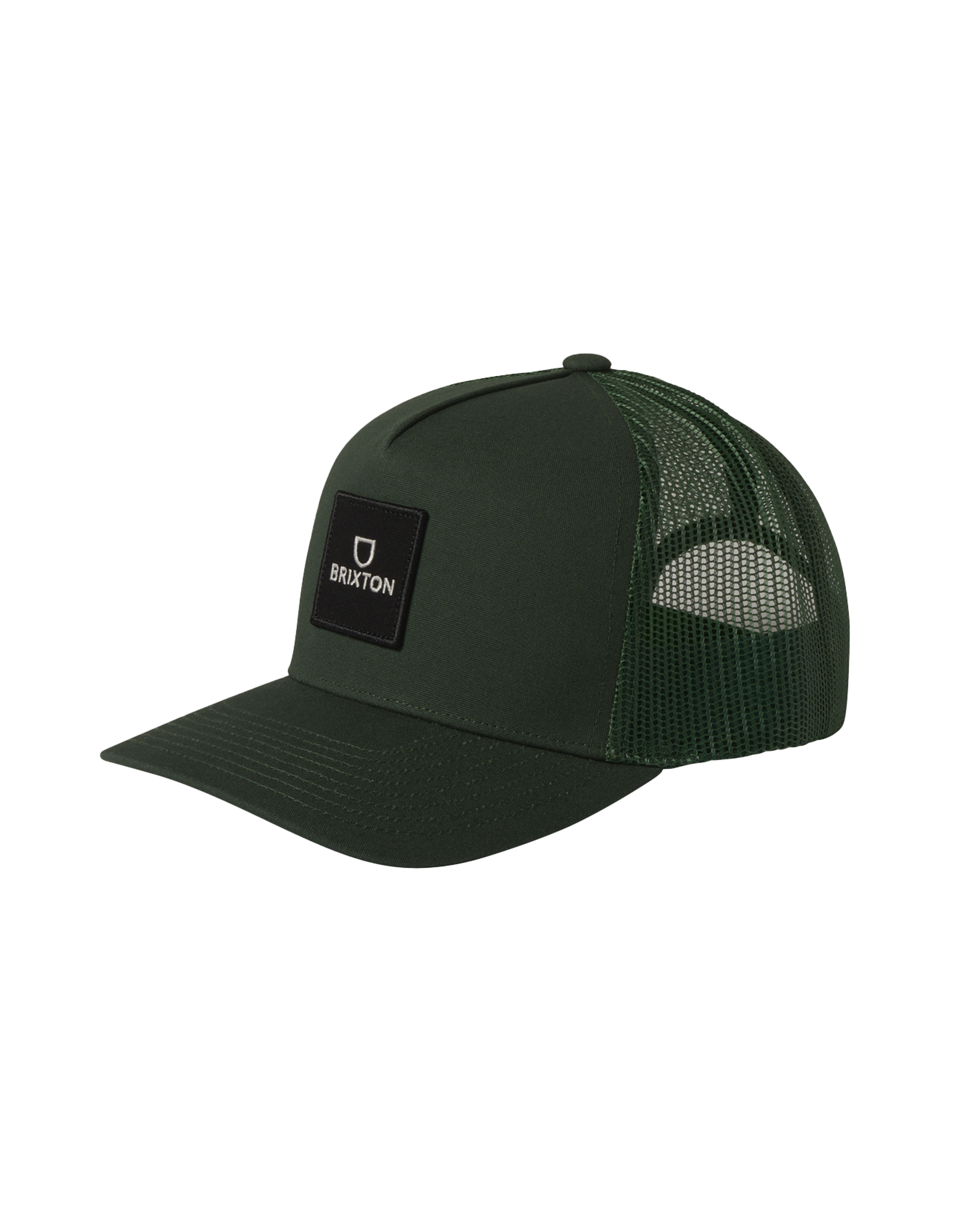 Alpha Block X Trucker Cap in Trekking Green