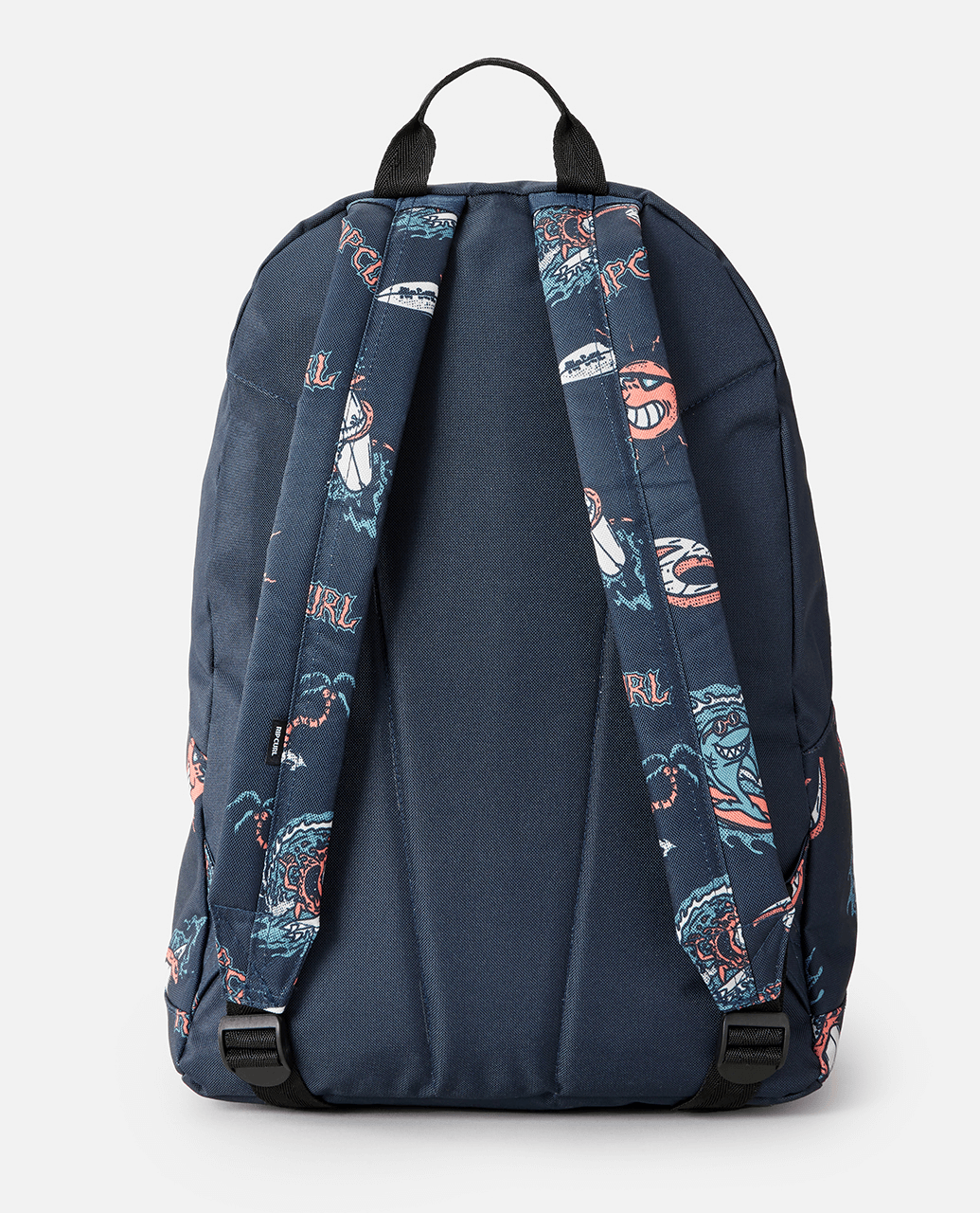 Double Dome Backpack in Blue & Orange