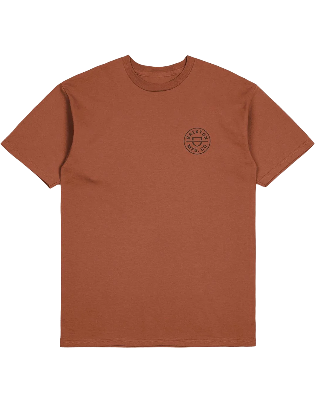 Crest II T-Shirt in Terracotta & Washed Black