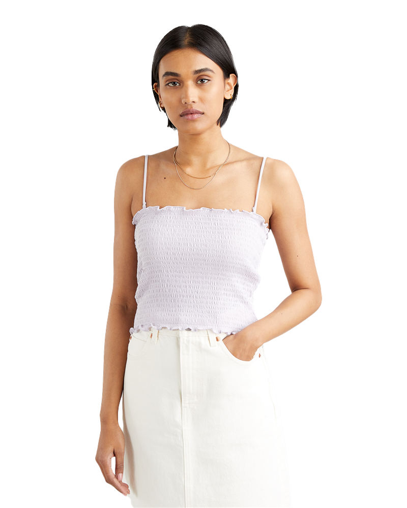 Claire Tank Top in Misty Lilac