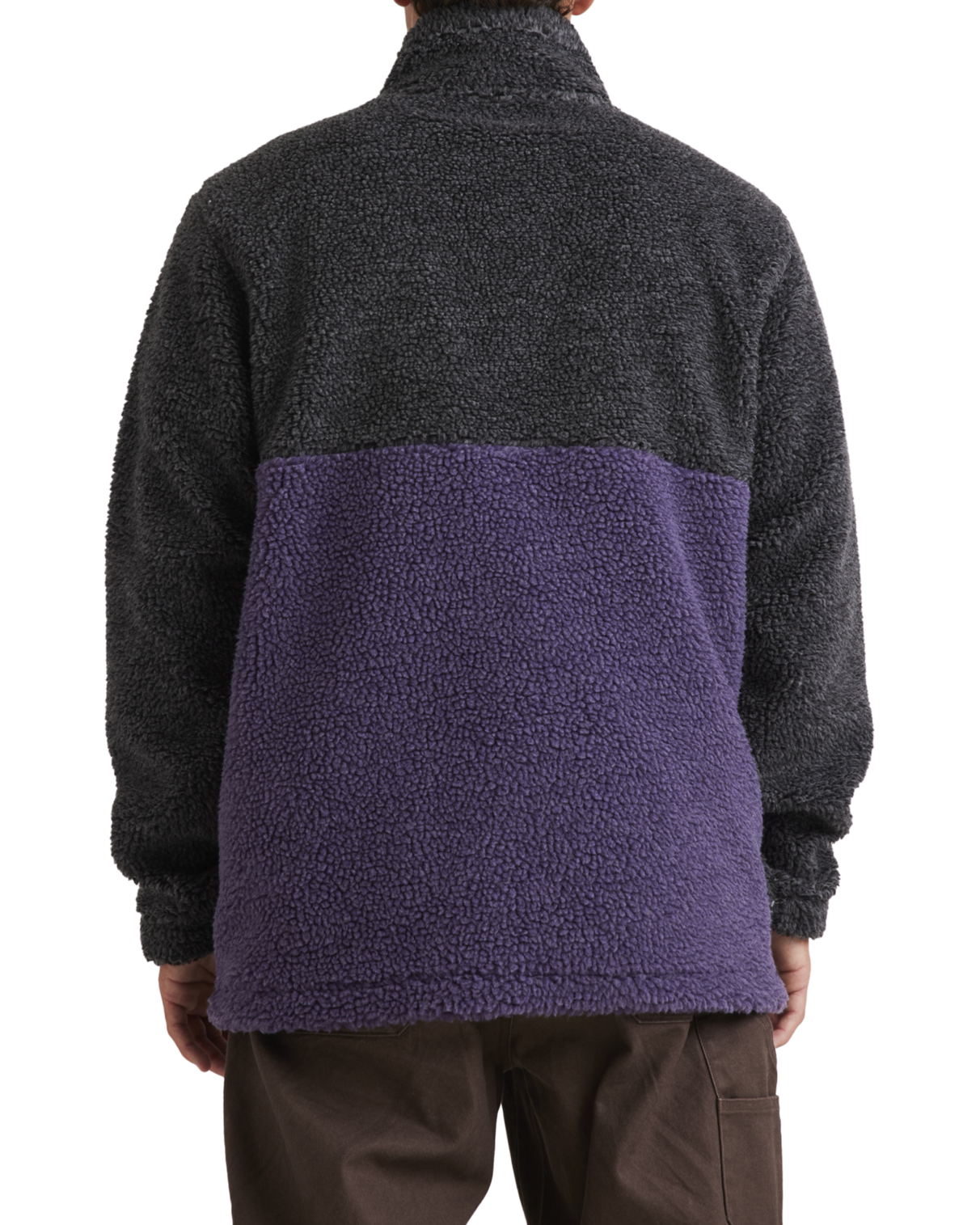 Boundary Tombstone Fleece in Black Heather