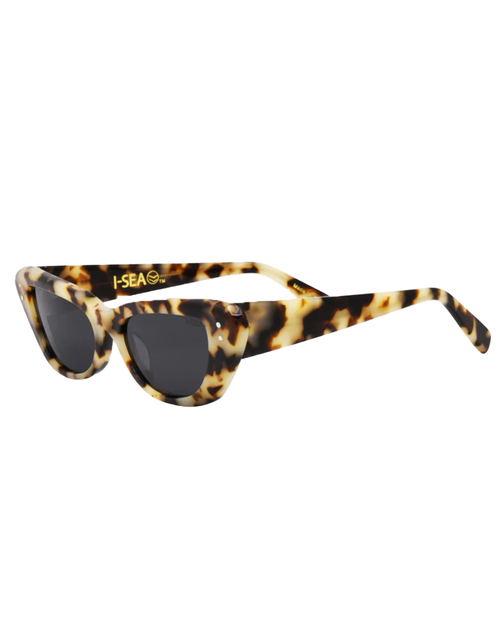 Astrid Polarised Sunglasses in Snow Tortoise & Smoke