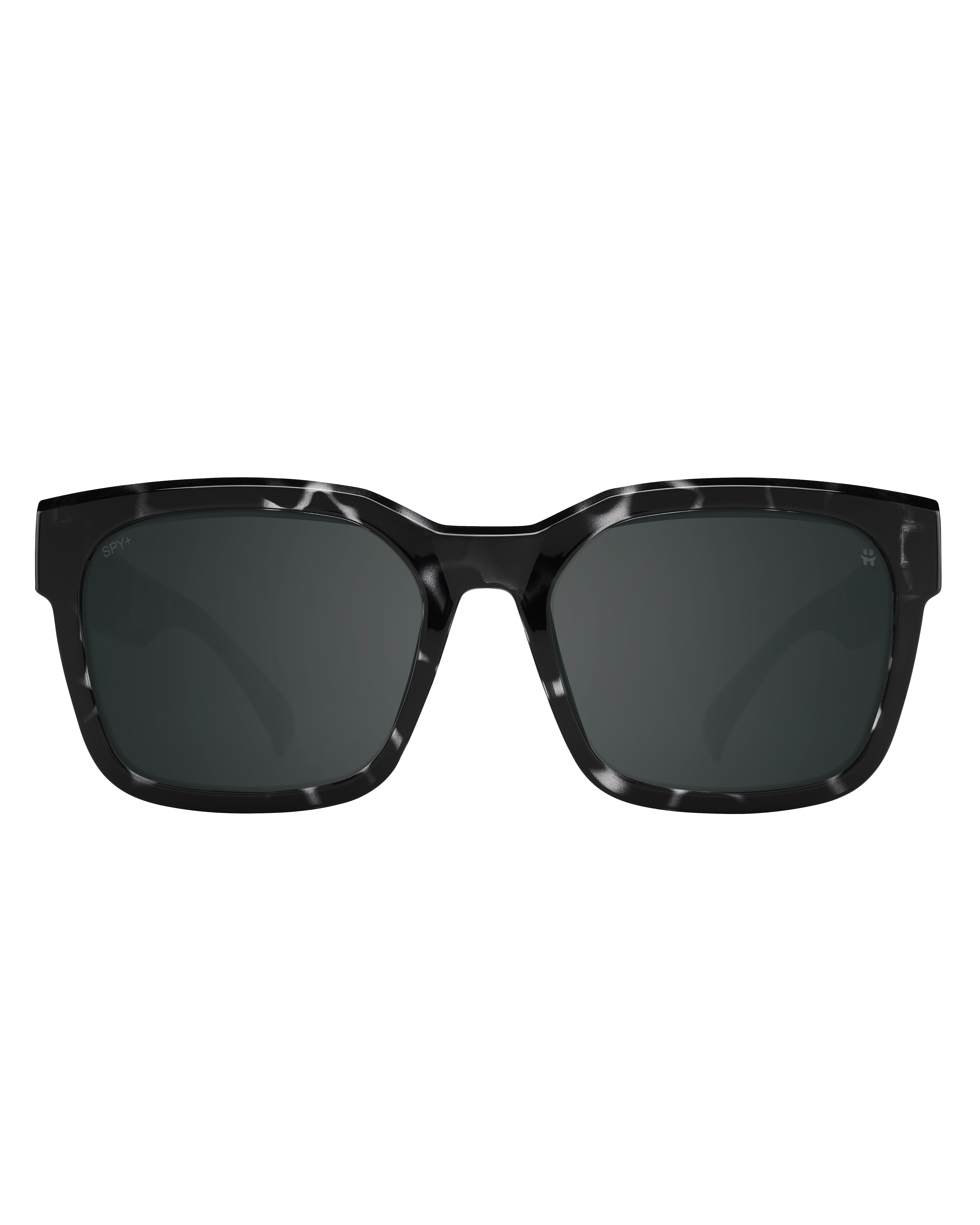 Dessa Sunglasses in Black Marble Tortoise & Happy Grey Green Black Mirror