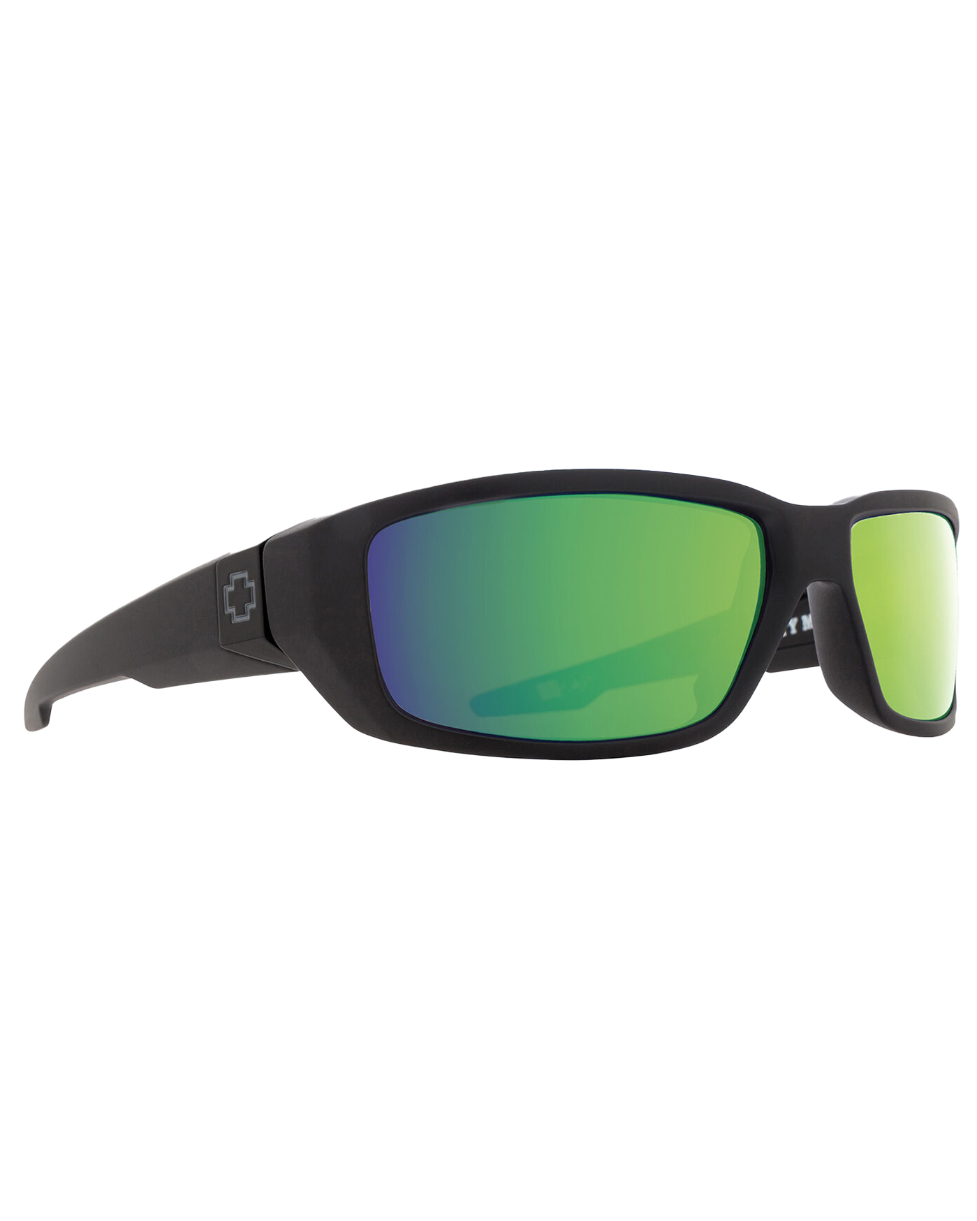 Dirty Mo Polarised Sunglasses in Matte Black, HD Plus Bronze & Green Spectra Mirror