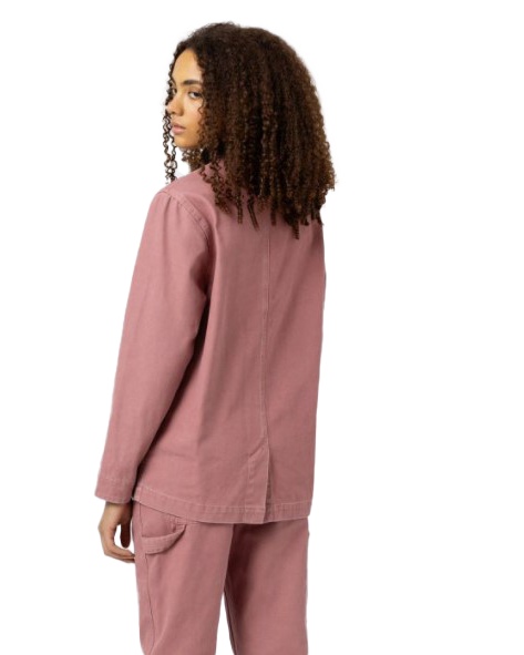 Duck Canvas Chore Jacket in Withered Rose