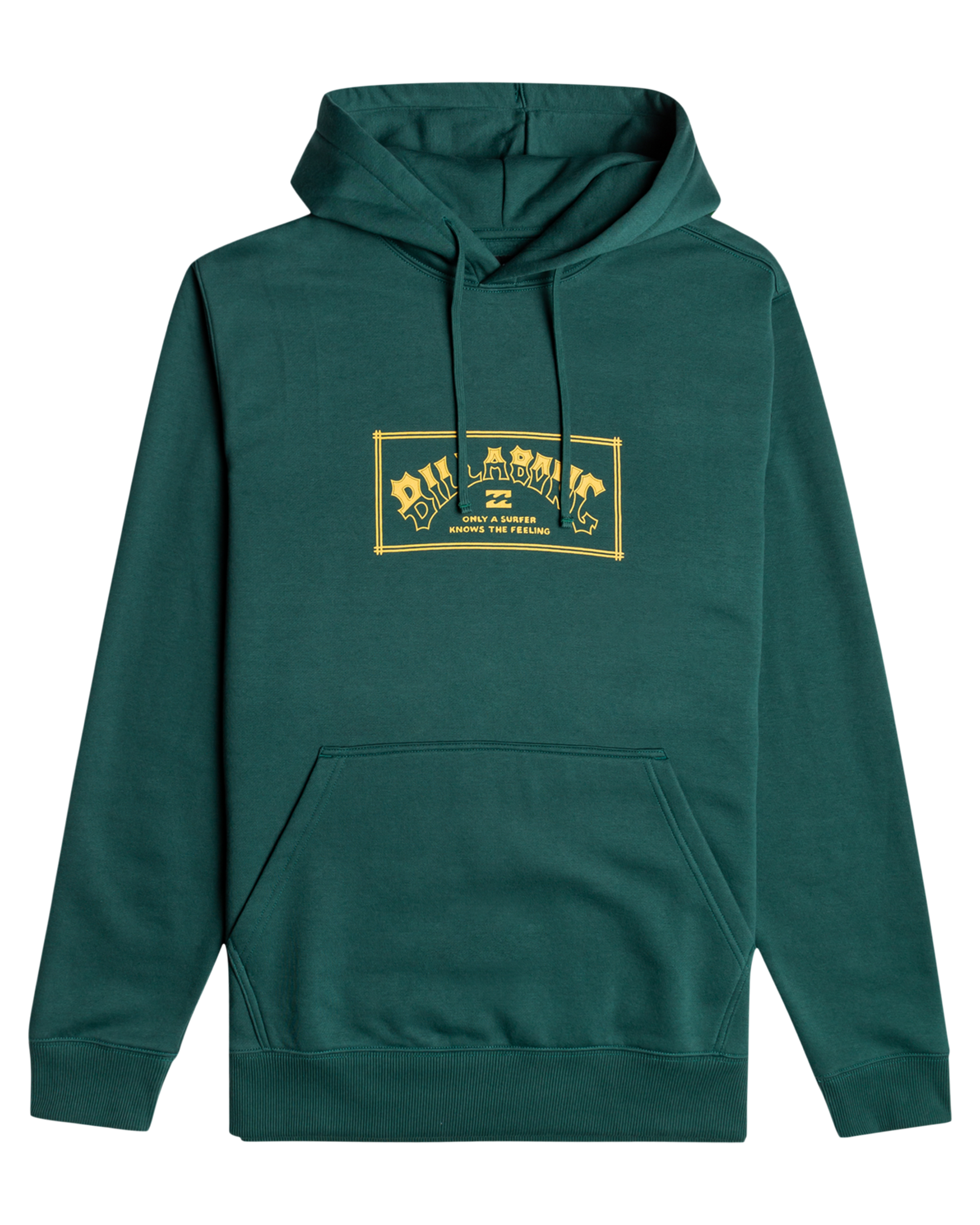 Arch Print Hoodie in Deep Teal