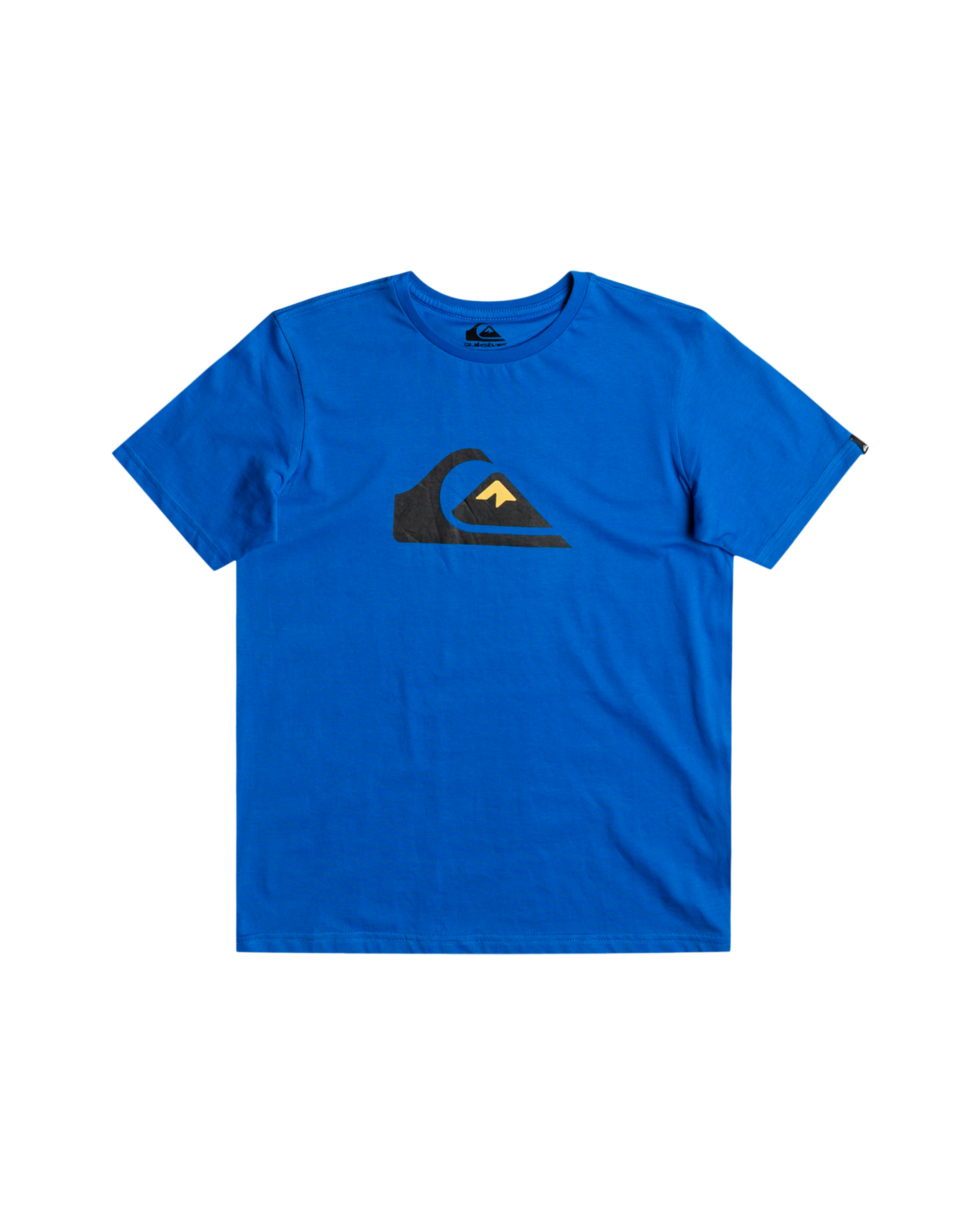 Boys Comp Logo T-Shirt in Azure Blue