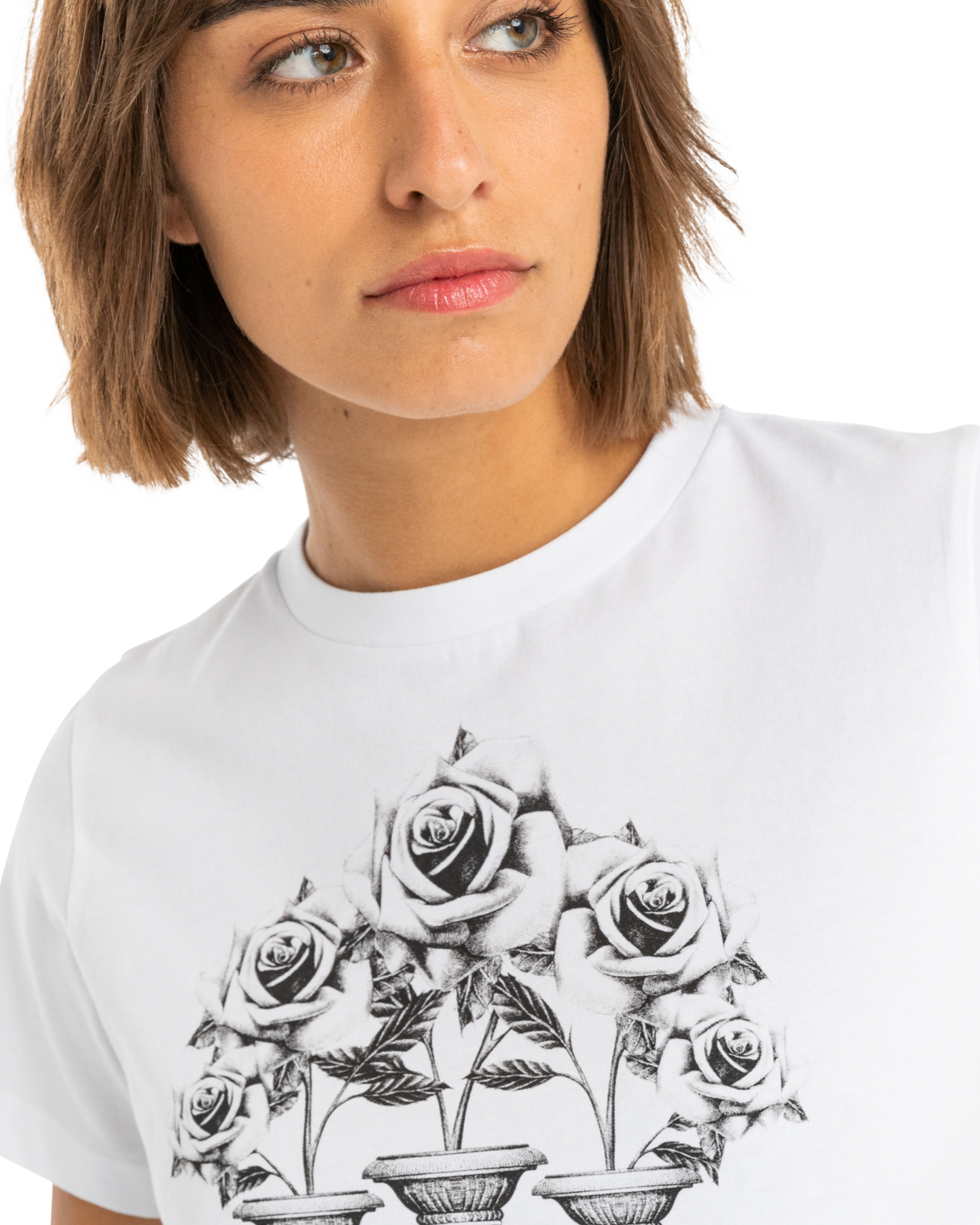 Benj Bouquet T-Shirt in Antique white