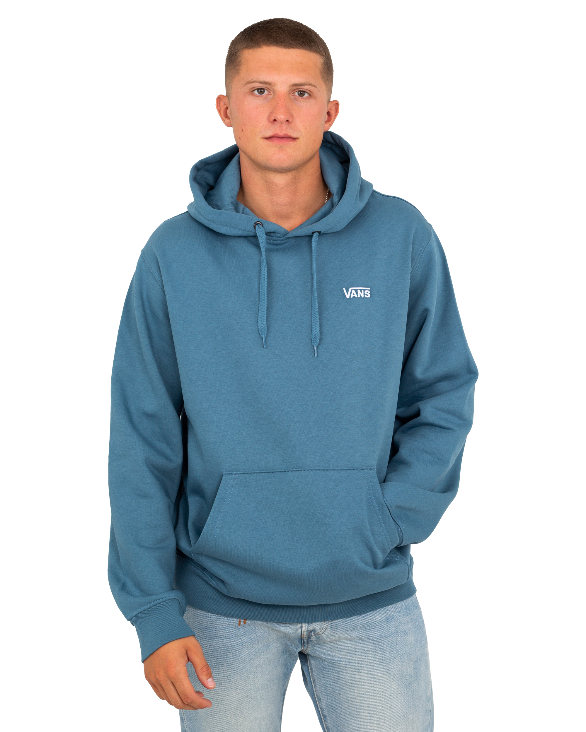 Core Basic Hoodie in Bluestone