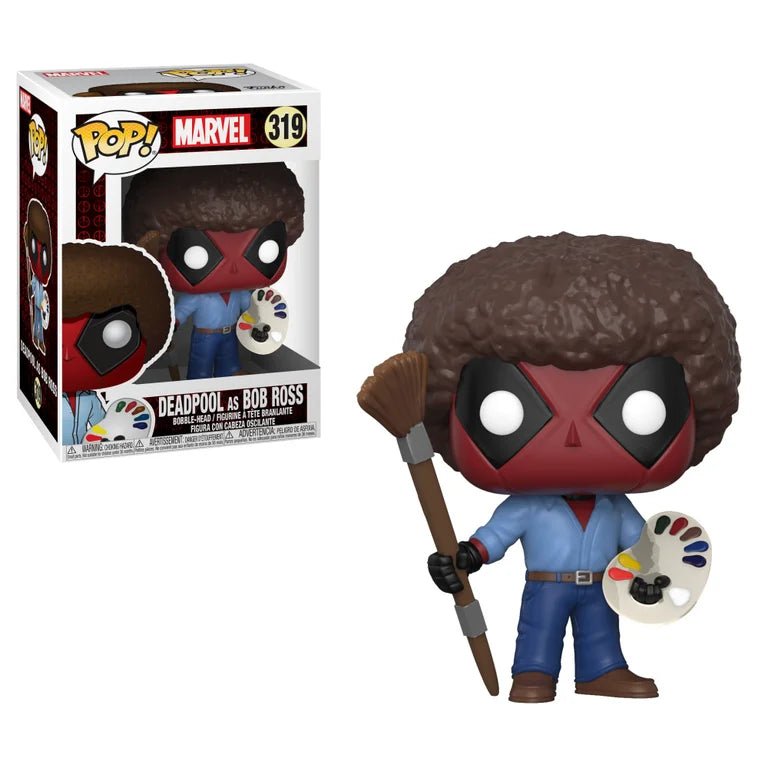Funko POP Marvel Deadpool As Bob Ross 319