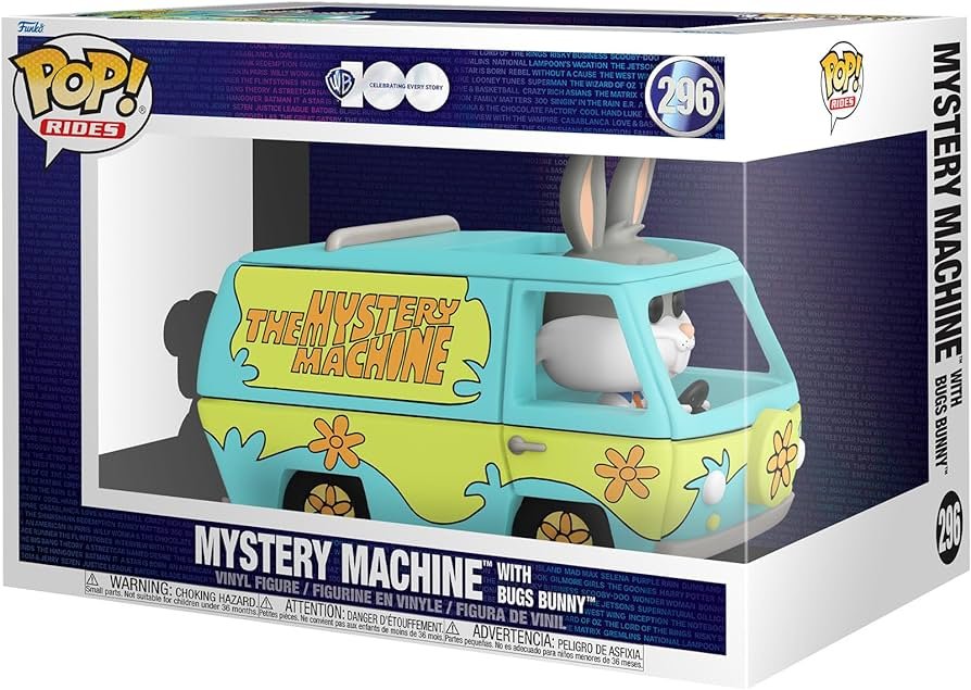 Funko POP Rides WB 100 Mystery Machine With Bugs Bunny 296
