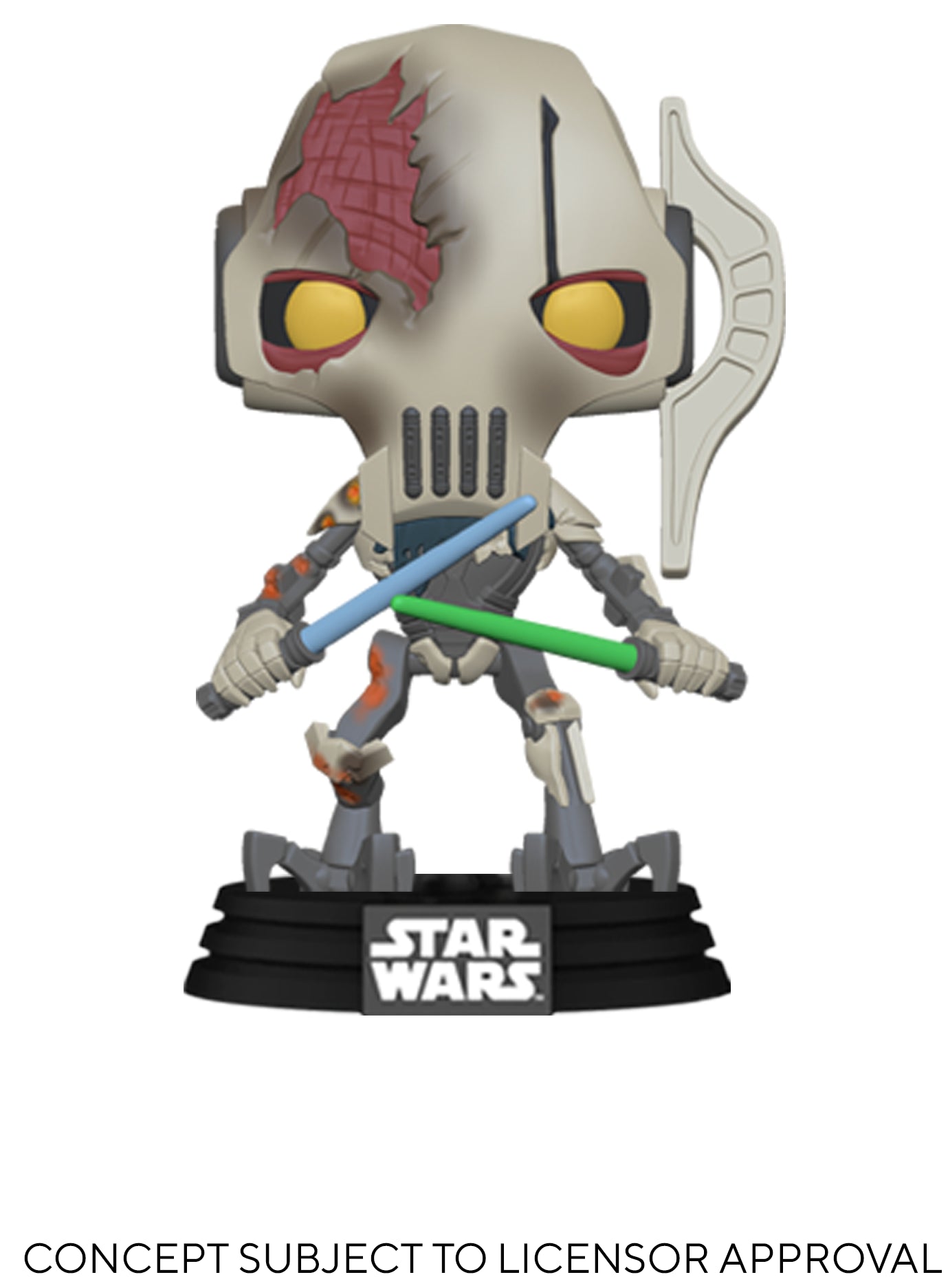 Funko POP Star Wars General Grievous 646 Gaming threats GameStop Exclusive