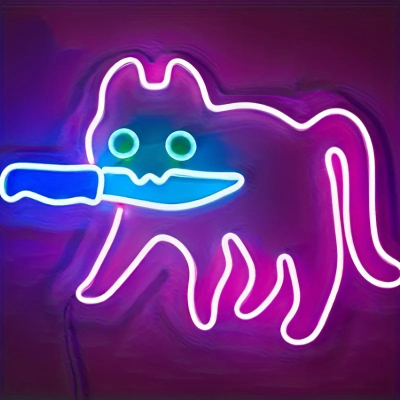 Killer Kitty LED Neon Sign