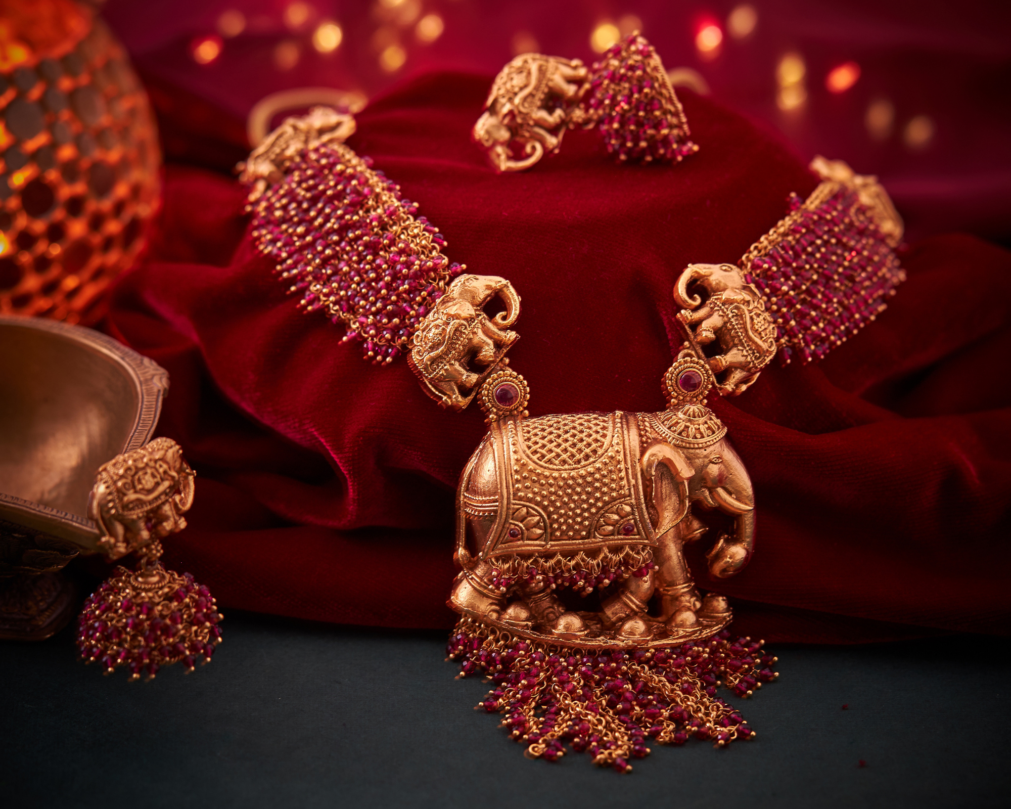 diwali outfit jewellery