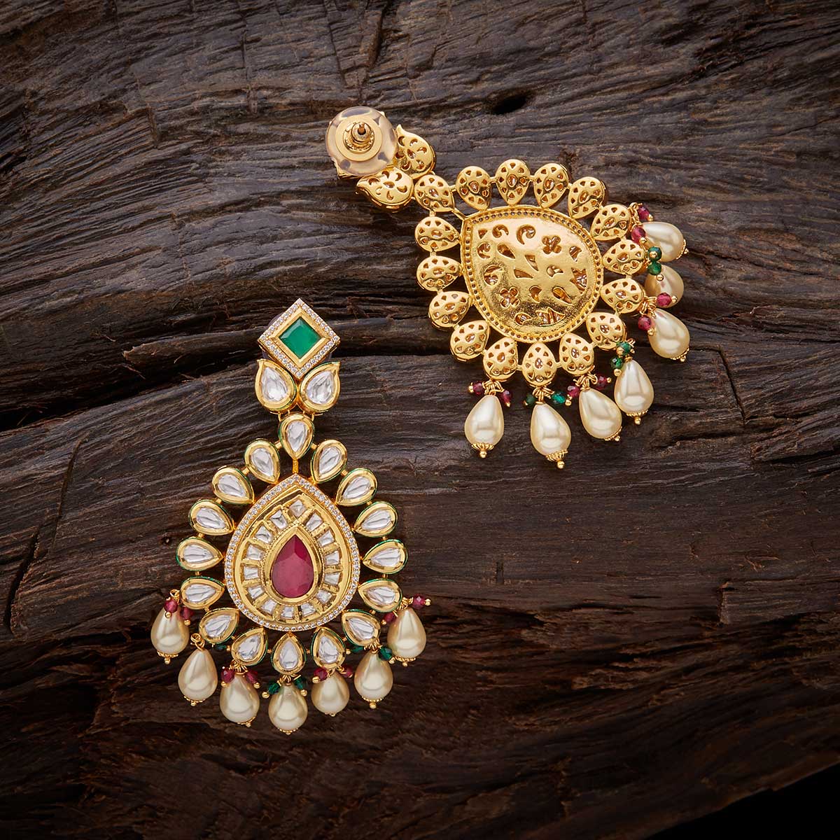 Buy Kundan Earrings For Women Online-Kushal's Fashion Jewellery