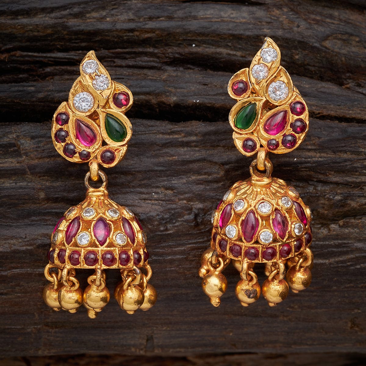 Buy Silver Temple Earrings & Jhumkas Online-Kushal's Fashion Jewellery