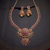 Kushal's Fashion Jewellery Zircon Necklace 140142