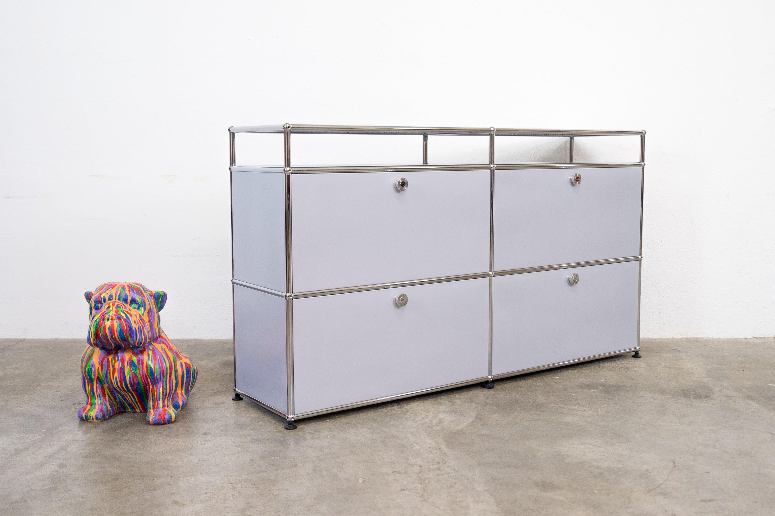 USM Haller Sideboard Mattsilber