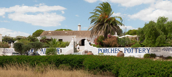 a view of Porches Pottery from the main road