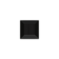 2.75 In. | Black Square Miniature Plates | 960 Count
