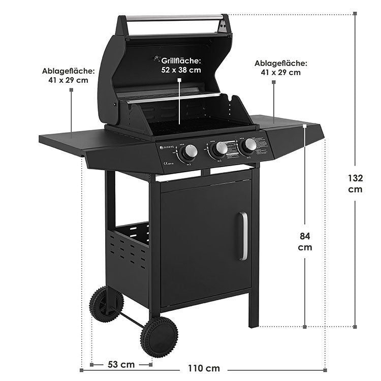 Abmessungen Gasgrill