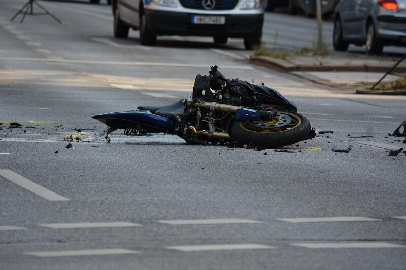 Wypadek na motocyklu