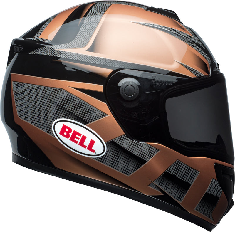 Bell SRT kask motocyklowy w kolorzez złotego brązu