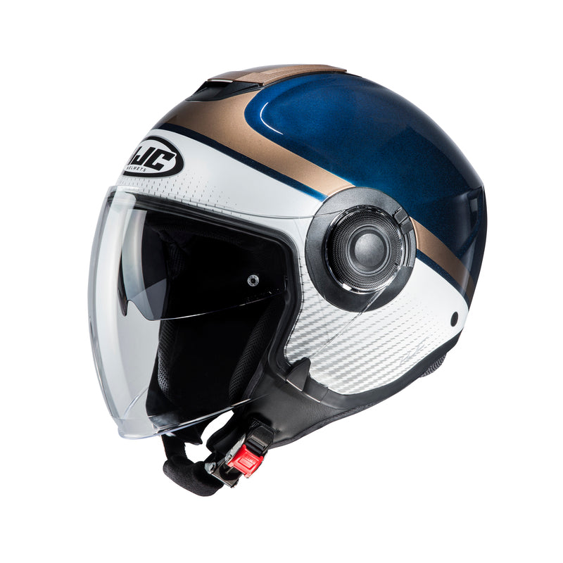 motocyklowy kask integralny na skuter hjc i40