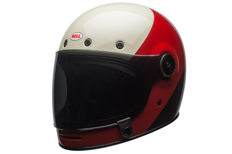 Kask na motocykl Bell Bullitt w kolorze czarno-czerwono-perłowym
