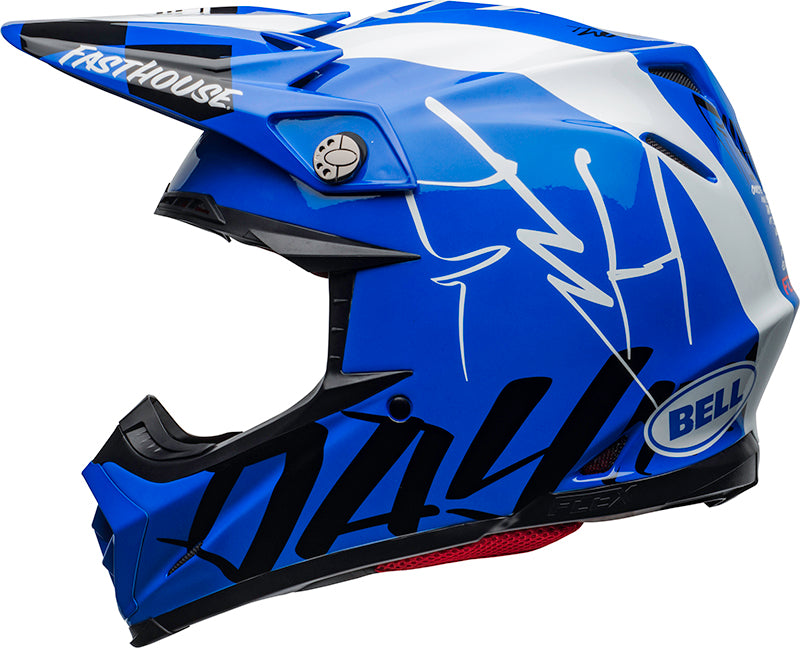 Kask motocyklowy Bell Moto-9 Flex w kolorze niebieskim 