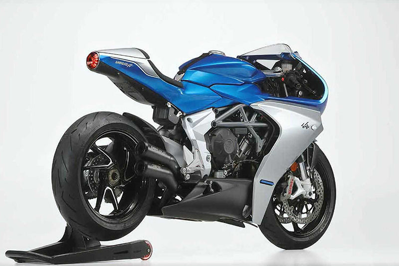 mv agusta superveloce alpine limited edition bokiem pod kątem