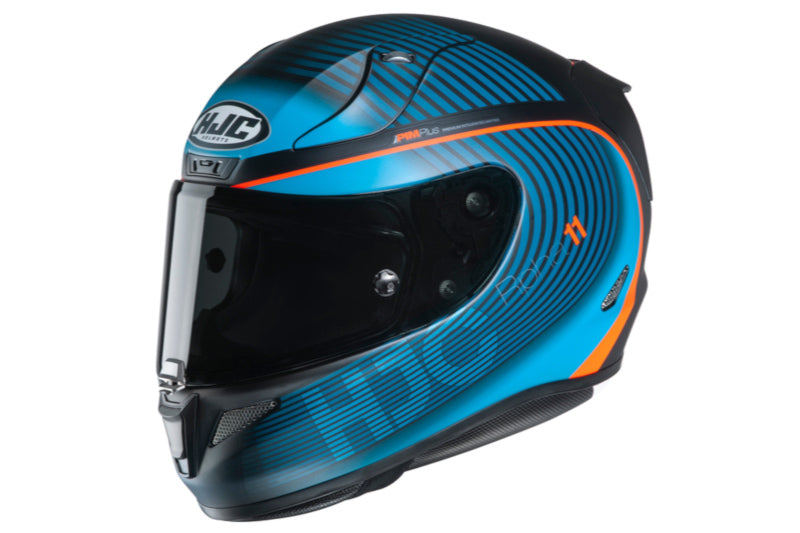 Kask motocyklowy HJC RPHA-11 na zdjęciu studyjnym