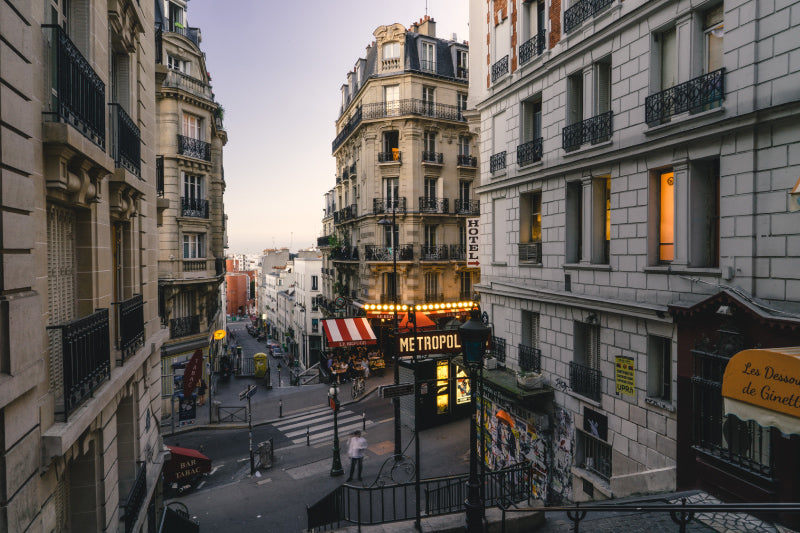 widok na paryskie ulice