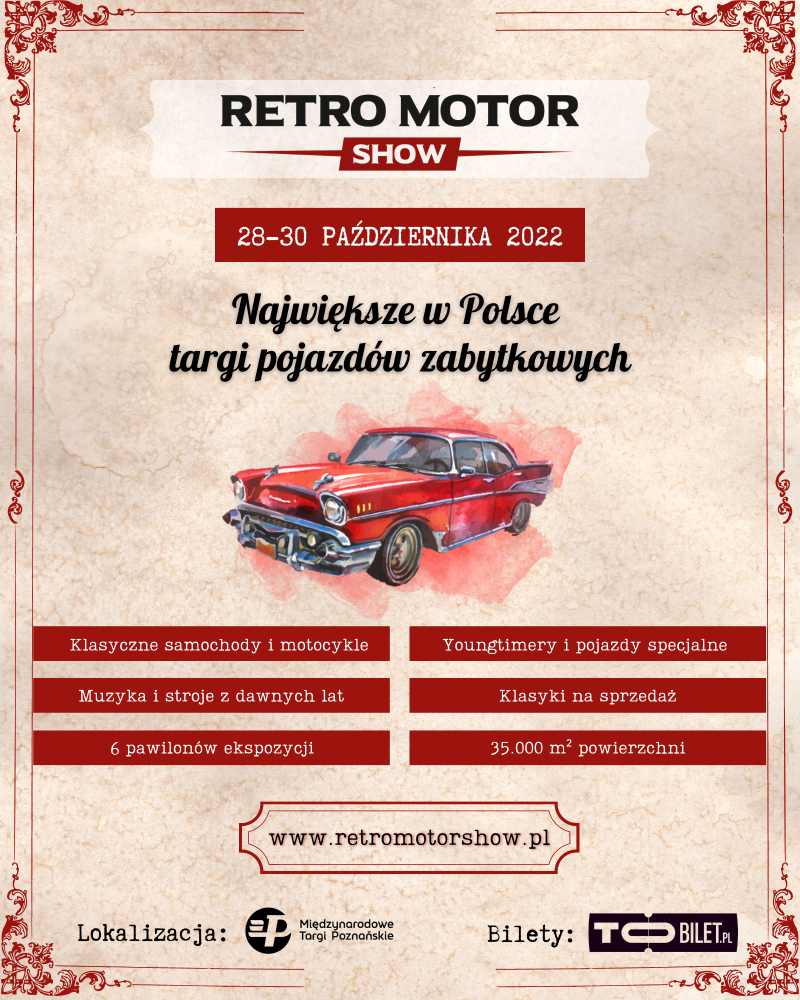 Retro Motor Show w Poznaniu!