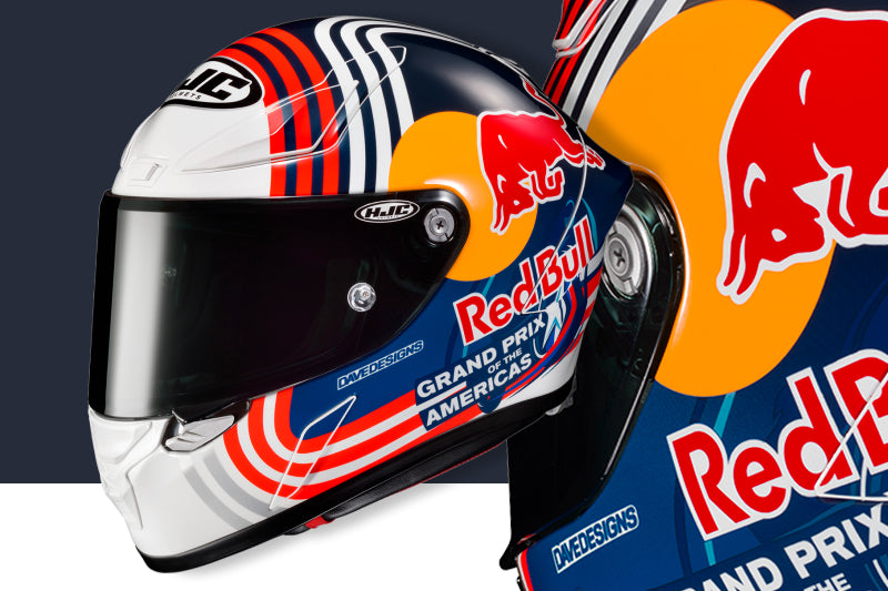 Kask Hjc Rpha1 Red Bull Austin Gp Biało-Niebiesko-Czerwony