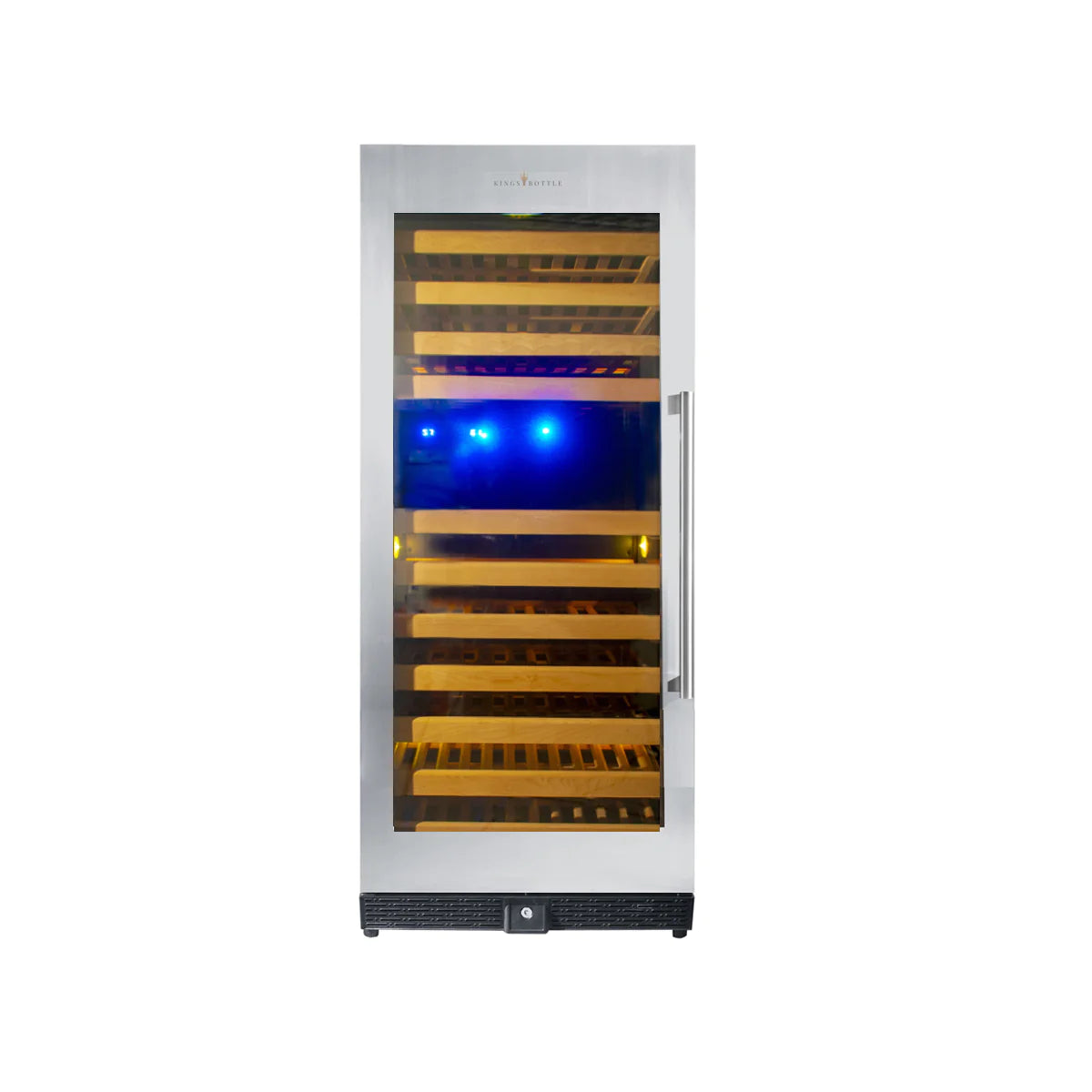 Kings Bottle 100 Bottle Dual Zone Wine Fridge For Home