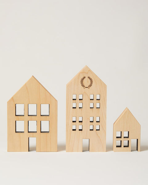 Crafted Wooden Houses - Maple – Farmhouse Pottery