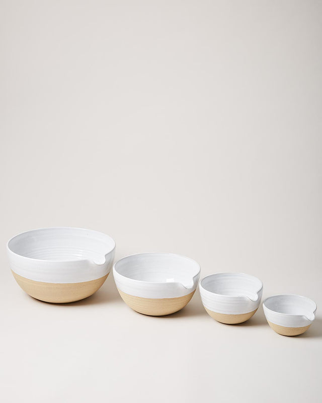 farmhouse pottery mixing bowls