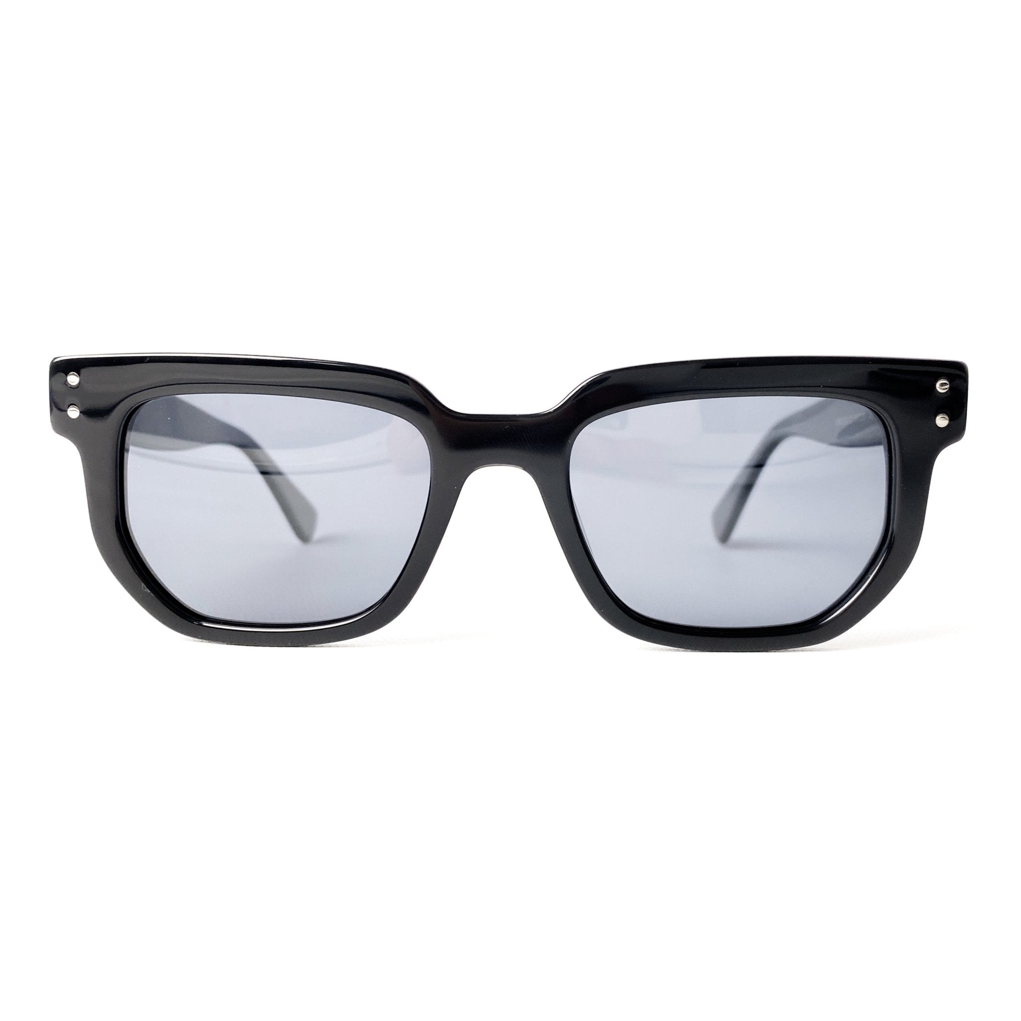 Image of Fento Glastonbury Black Eco Acetate Sustainable Polarised Sunglasses