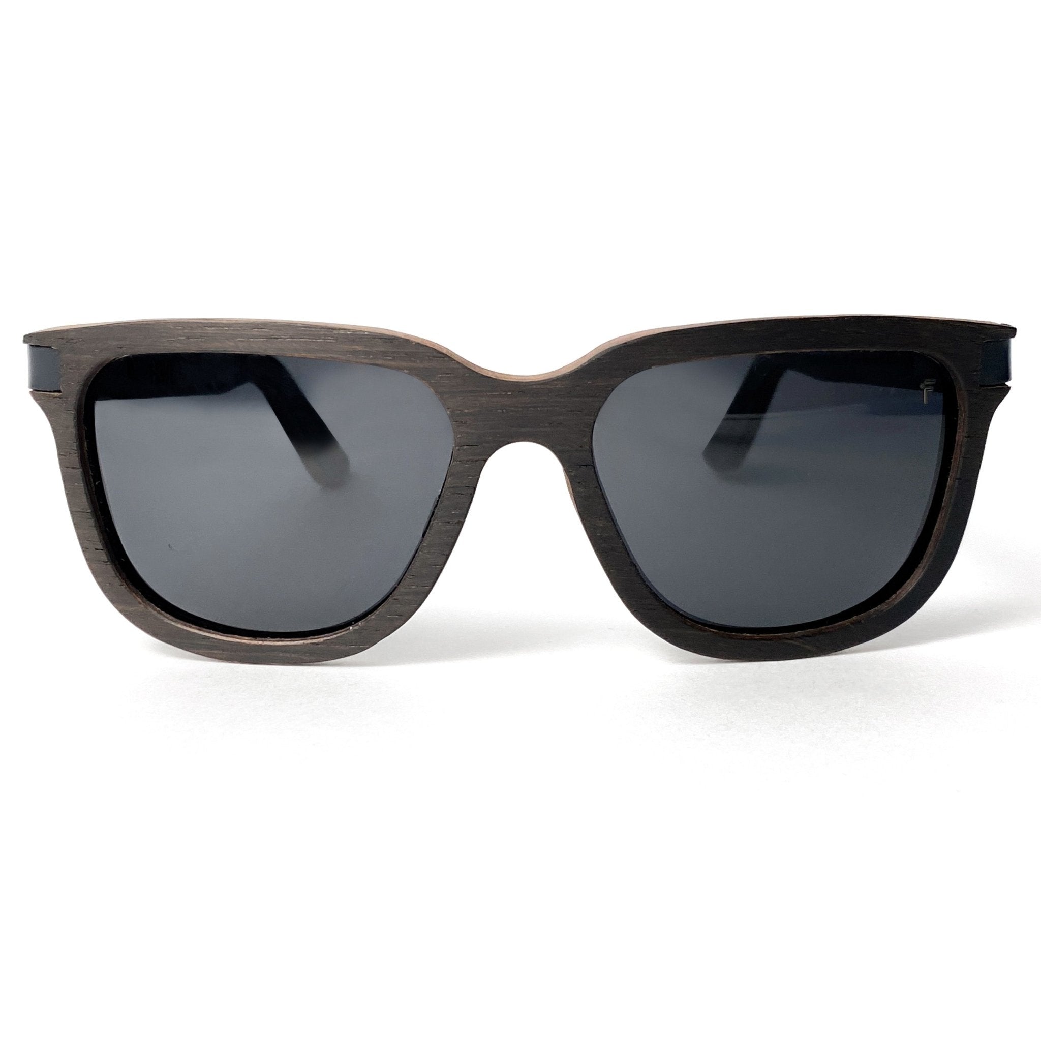 Image of Fento Specta Black Wooden Polarised Sunglasses