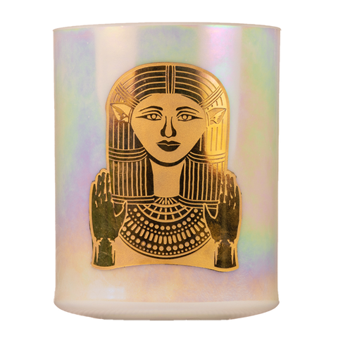 24k gold Hathor Crystal Singing Bowl