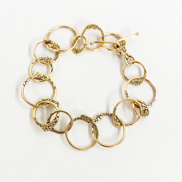 I love you Bracelet Yellow Gold– NIMANY Studio