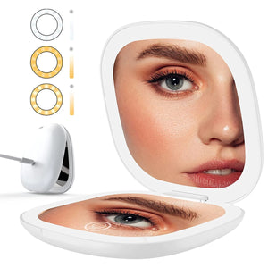 GlamTouch LED Travel Mirror - Ticklish 