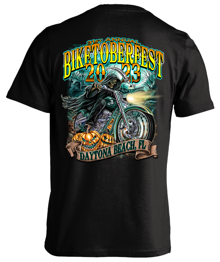 2023 Biketoberfest Daytona Beach Riding Reaper - 31st Anniversary - SkullSociety product image