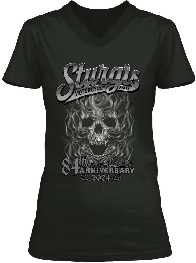 2024 Sturgis Rally Smokey Skull (Ladies) - SkullSociety product image